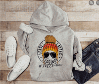 Leaves Latte's and Leggings Hoodie Sweatshirt